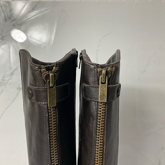 ARTURO CHIANG Falicity Tall Leather Riding Boots - Picture 7 of 11